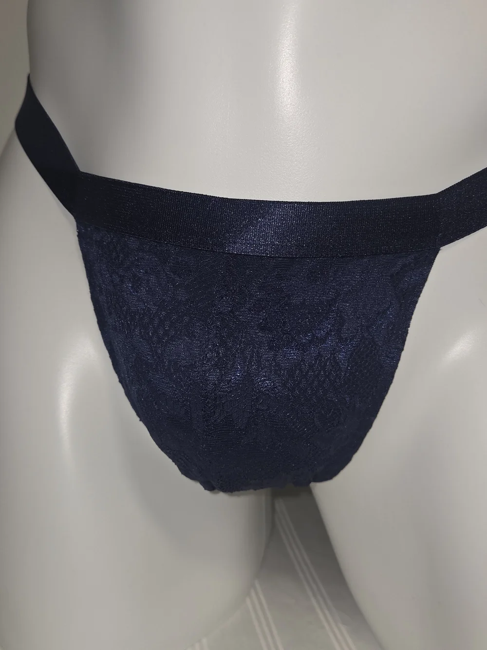 Cosabella Navy Blue Lace Men's Italian Thong